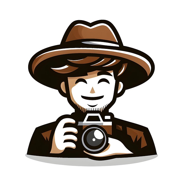 Free ai generated videographer camera illustration