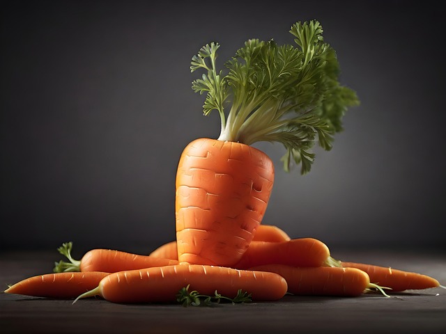 Free ai generated carrot vegetable illustration