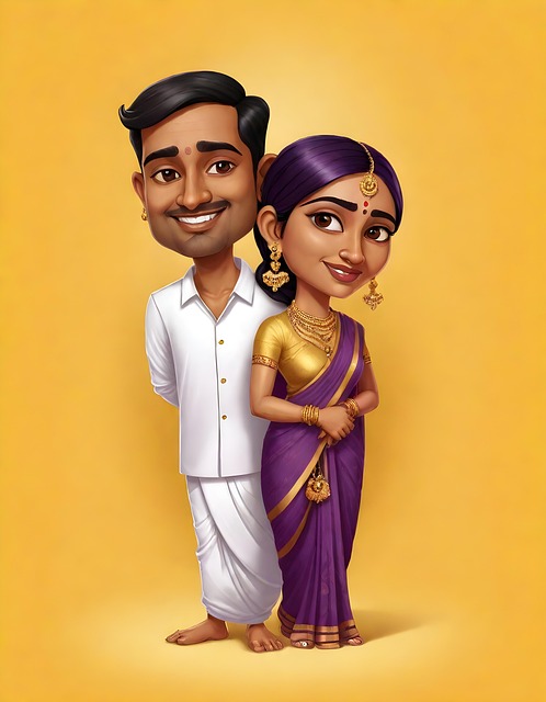 Ai Genereret, Par, Karikatur