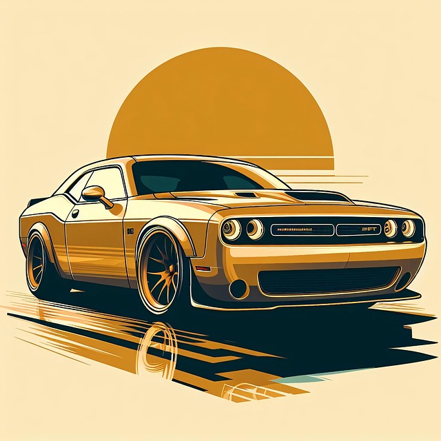 Free car vintage auto illustration