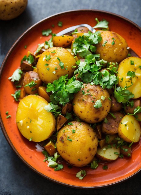 Free potatoes vegetables food illustration