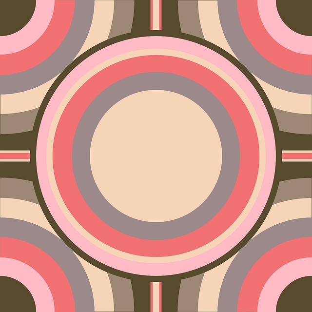 Free pattern design circles illustration