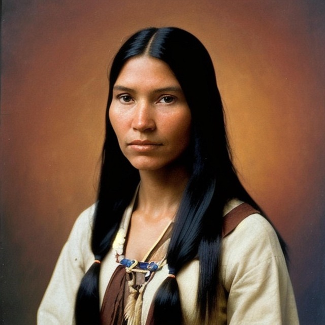Ai Gerado, Mulher, Tradicional, Nativo
