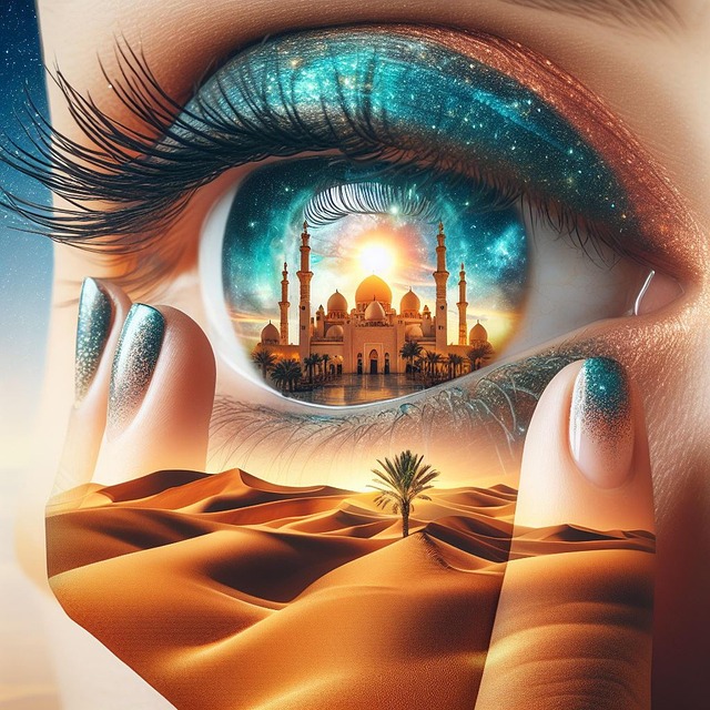 Ai Generiert, Vision, Wüste, Sahara