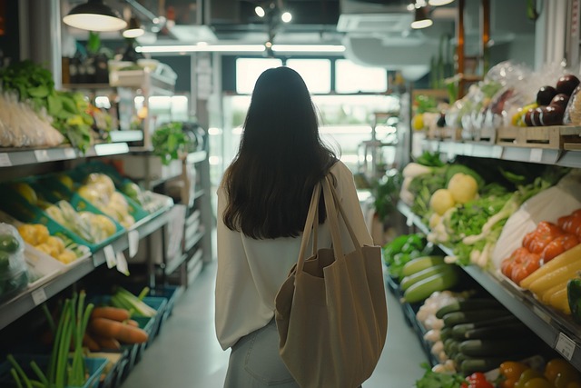 Free ai generated supermarket grocery illustration