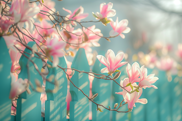 Free magnolia magnolia flowers blossoms illustration