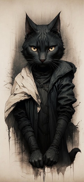 Free Ai Generated Cat illustration and picture