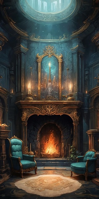 Free ai generated sitting room drawing room illustration