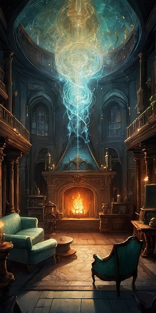 Free ai generated sitting room drawing room illustration