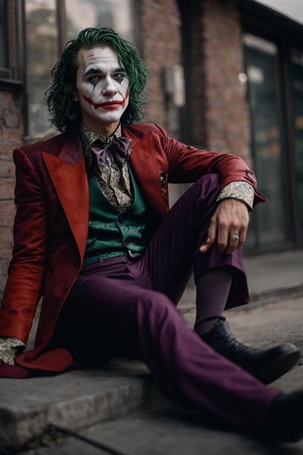 Free ai generated joker clown illustration