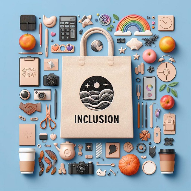 Free ai generated tote bag design illustration