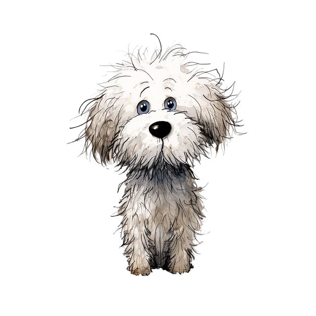 Hond, Puppy, Schattig, Tekenfilm, Dier