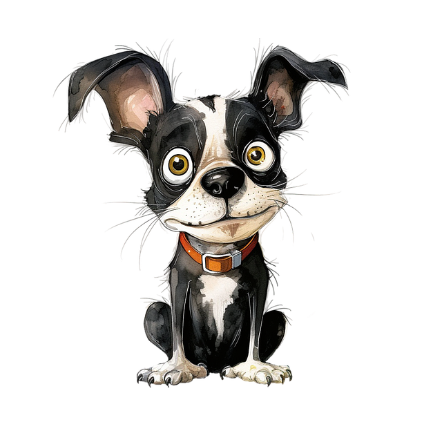 Hond, Puppy, Schattig, Tekenfilm, Dier