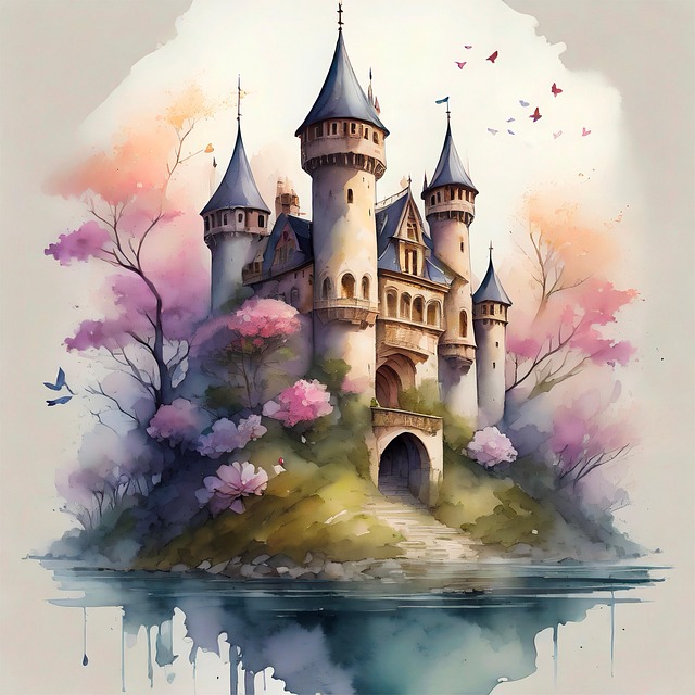 Free Ai Generated Castle illustration and picture