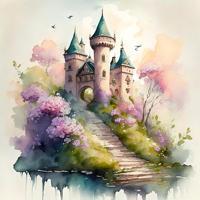 Free Ai Generated Castle illustration and picture