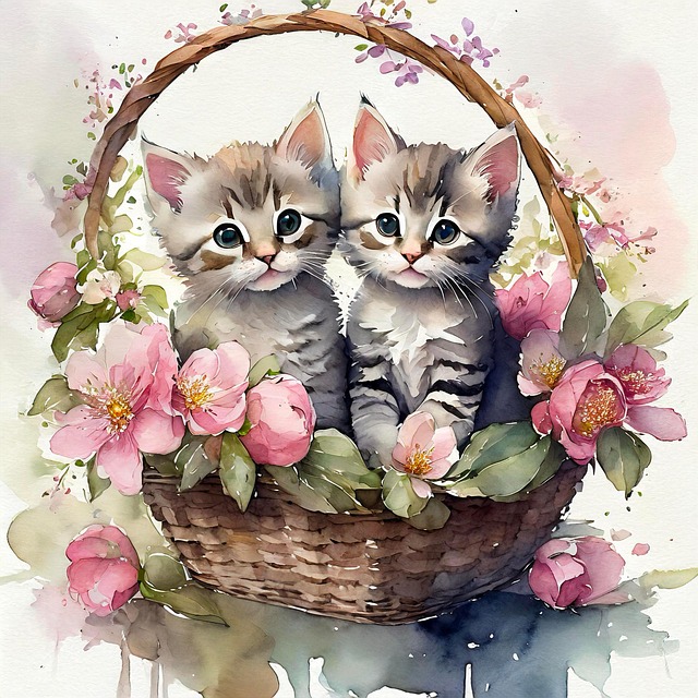 Free Ai Generated Cats illustration and picture