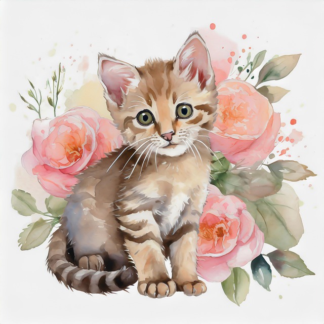 Free Cat Animal illustration and picture