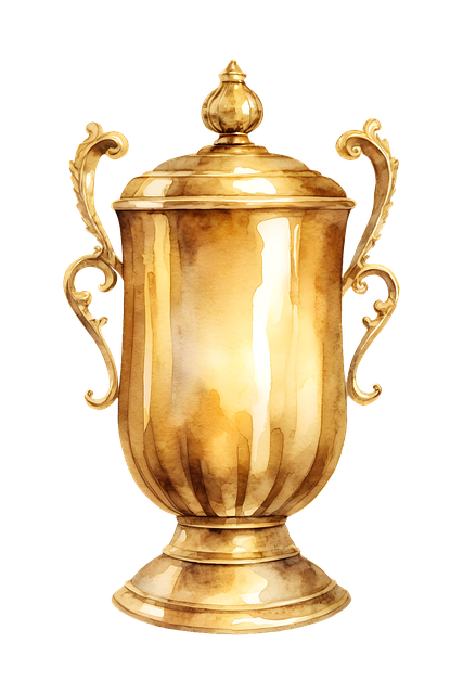 Download free HD stock image of Ai Generated Golden Cup Free ai generated golden cup trophy illustration