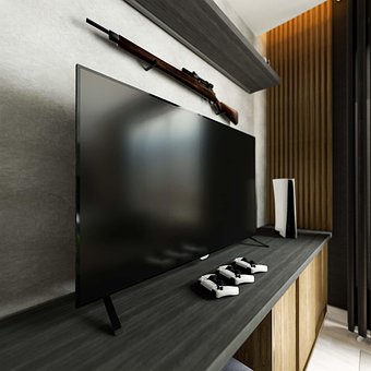Playstation, Spiele, Fernseher, Spielen