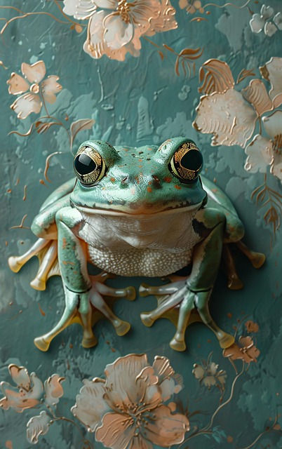 Ai Generiert, Frosch, Amphibie, Blätter