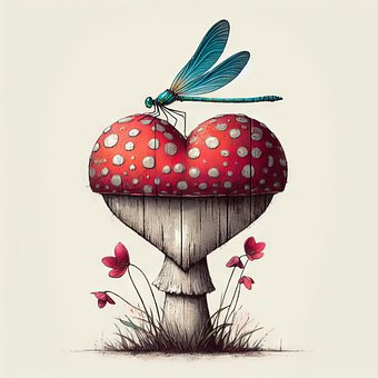 Free Ai Generated Dragonfly illustration and picture