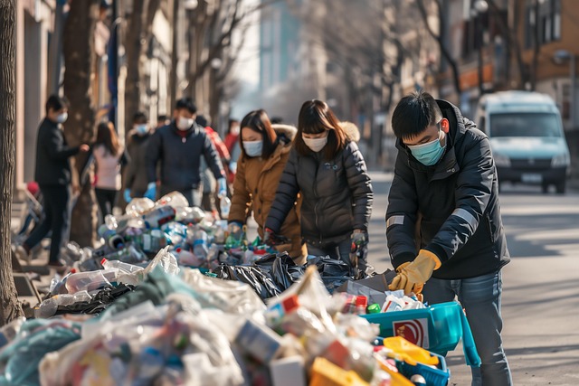 Download free HD stock image of Ai Generated Trash Free ai generated trash garbage illustration