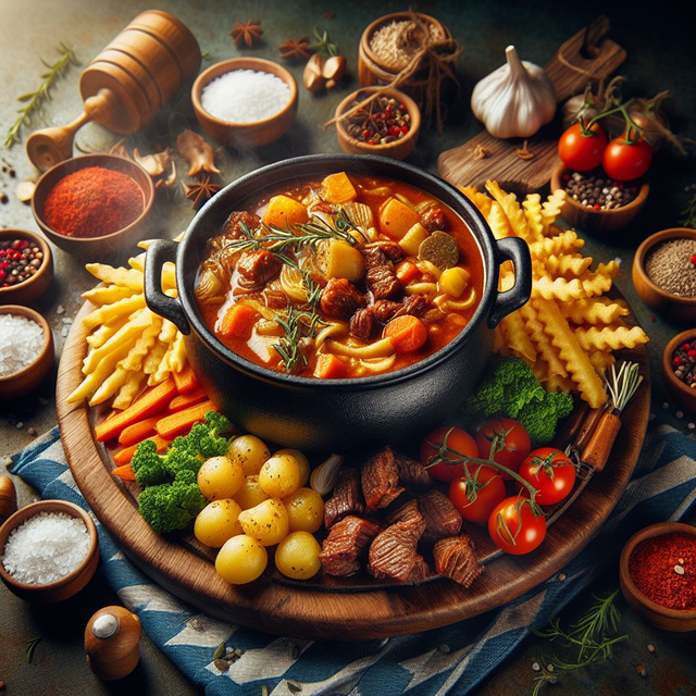 Ai Generiert, Gulasch, Mahlzeit