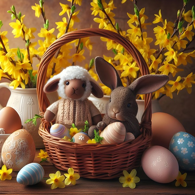 Free ai generated easter easter egg illustration