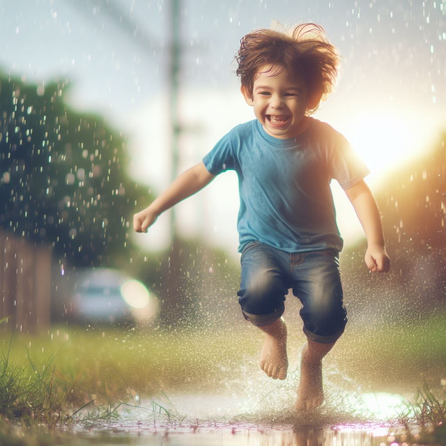 Free ai generated boy child illustration