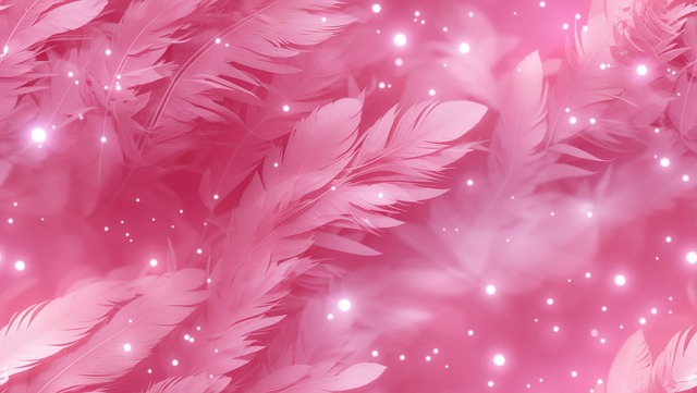 Free ai generated feathers pink feathers illustration