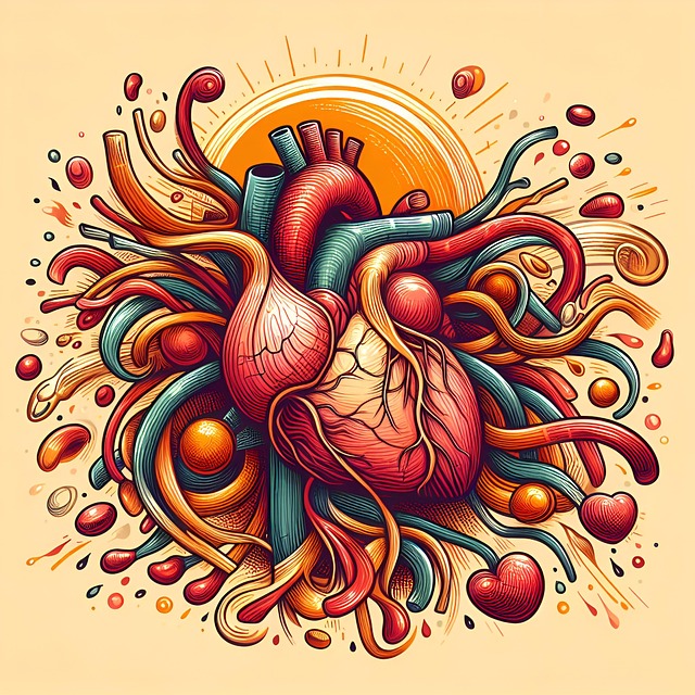 Free ai generated heart health illustration