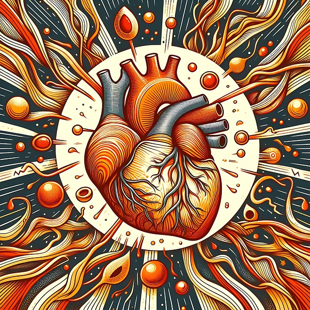 Free ai generated heart health illustration