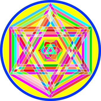 Free Sacred Geometry Star vector and picture