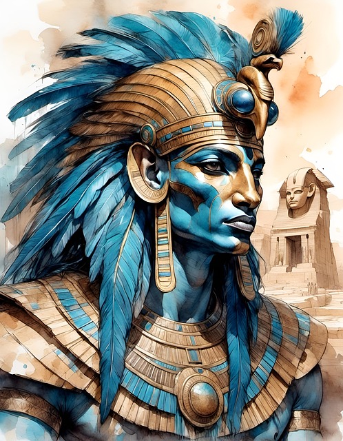Free ai generated horus egypt illustration