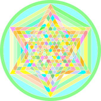 Free Sacred Geometry Star vector and picture