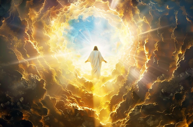 Free ai generated jesus enlightenment illustration