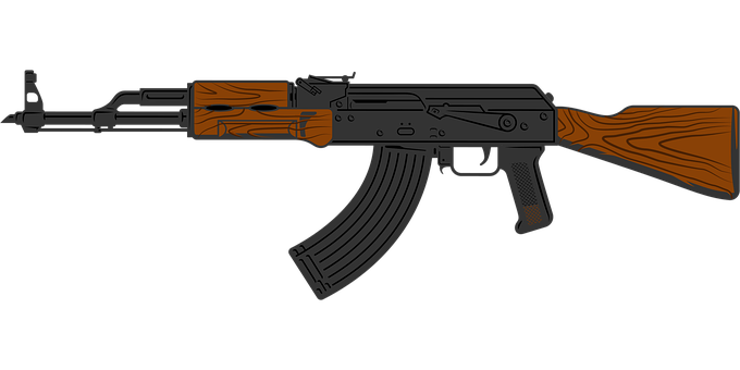 Ak 47, Kalashnikov, Riffel, Våben