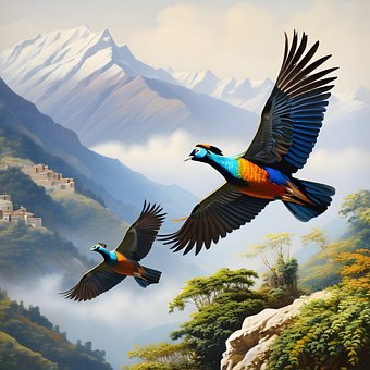 Himalaya-Monal, Vögel, Impeyan Monal