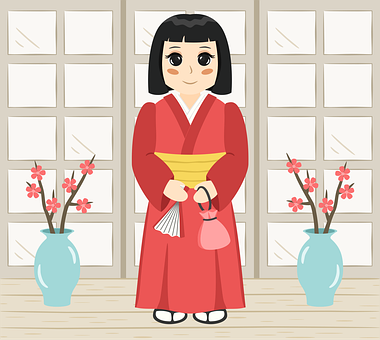 Free Japanese Girl vector and picture