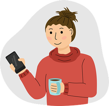 Free Woman Flat Design vector and picture