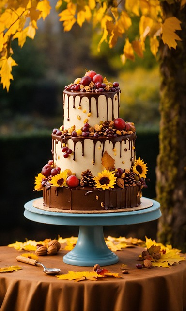 Ai Generiert, Herbst, Kuchen, Lecker