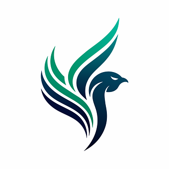 Ai Genereret, Fugl, Logo, Minimalistisk