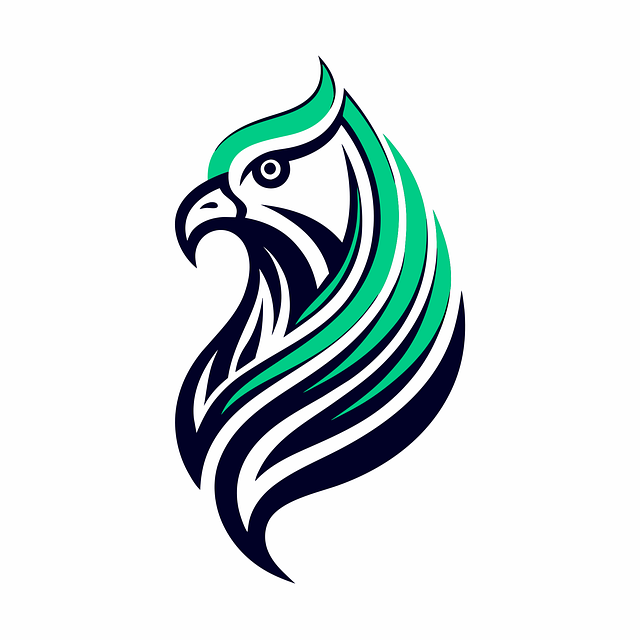 Free birdlogo birdhead lineart vector