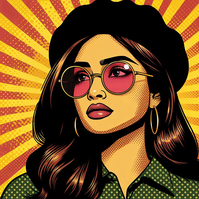 Free ai generated woman vintage illustration