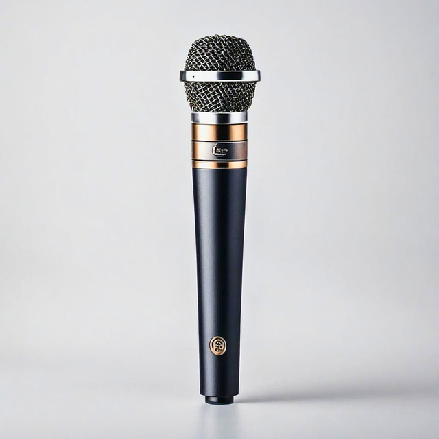 Free microphone sound cutout illustration