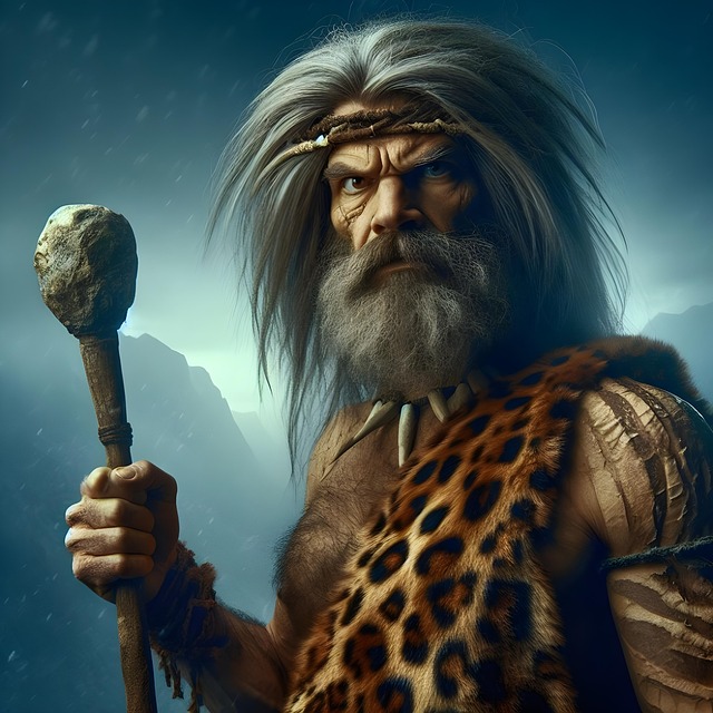 Free prehistory prehistoric man man illustration