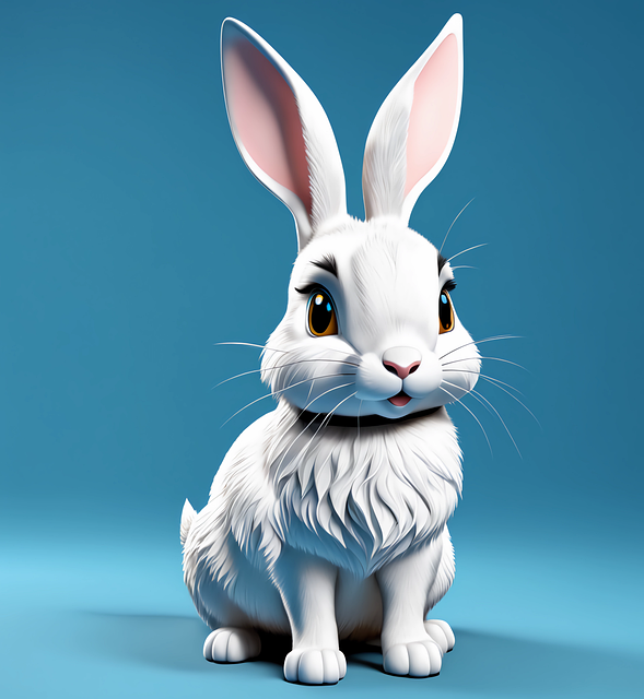 Download free HD stock image of Ai Generated Rabbit Free ai generated rabbit nature illustration