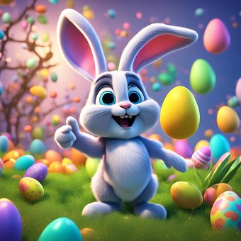 Free Ai Generated Easter illustration and picture