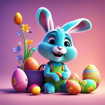 Free Ai Generated Easter illustration and picture