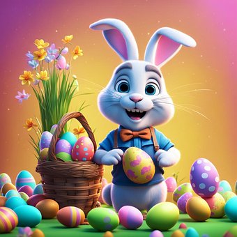 Free Ai Generated Easter illustration and picture